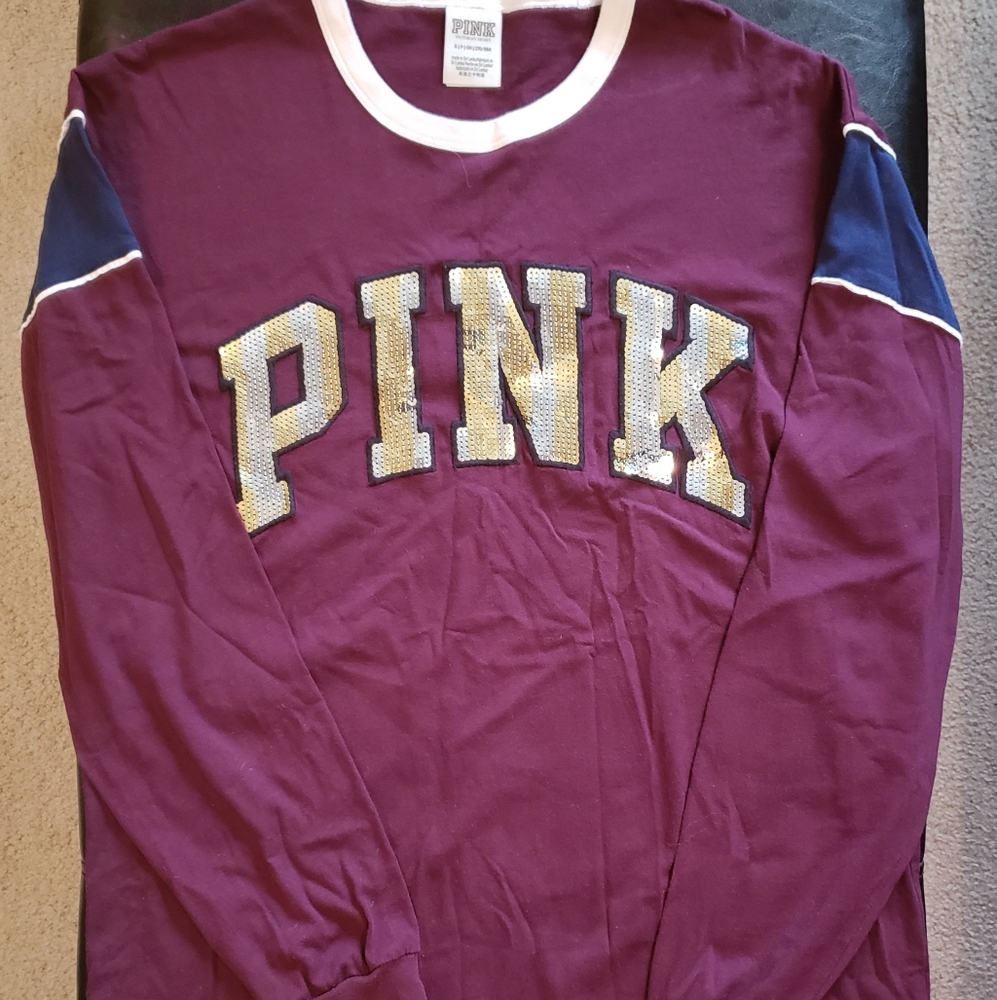 VS PINK Bling Long Sleeve T-shirt